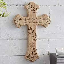 Personalized Wall Cross Family Vine