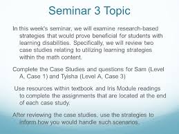 Case Study Learning Difficulties   Reading  Writing   Anxiety     