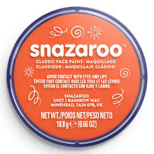 snazaroo clic face paint orange