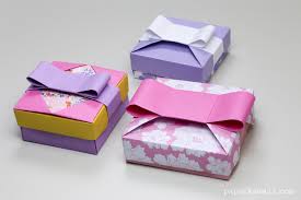 origami gift box mix match lids