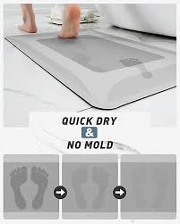 mat rug quick dry absorbent rubber