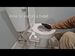 how to use toilet bidet installation