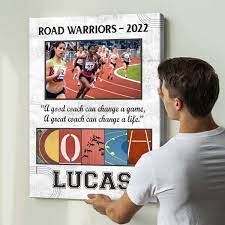 personalized track and field coach gift
