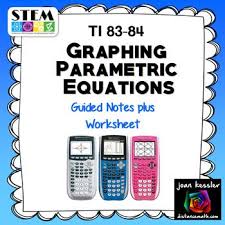 graph parametric equations on the ti 83