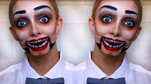 creepy dummy halloween makeup