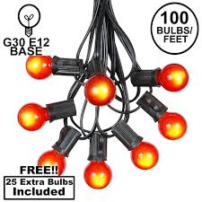 G30 Patio String Lights With 125 Clear