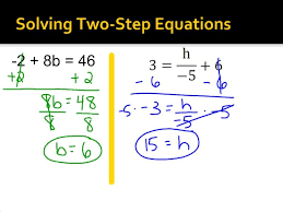 Solving Two Step Equations Calculator