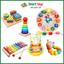 Đồ chơi thông minh cho bé 1 tuổi montessori cho bé trai bé gái Combo 5 6 7  8 sản phẩm phát triển trí tuệ Smarttoys - Đồ chơi học tập cơ bản