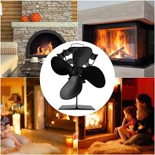 4 Blades Heat Powered Stove Fan Ultra