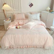 Pink Princess Wedding Bedding Set