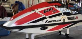 kawasaki 650sx stand up jet ski for