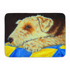 airedale terrier momma s quilt machine washable memory foam mat