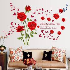 Red Roses Wall Stickers Wall Decals