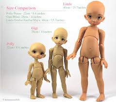 Bjds Size Comparison Bjd Dolls Character Fictional