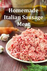 italian sausage meat homemade is the
