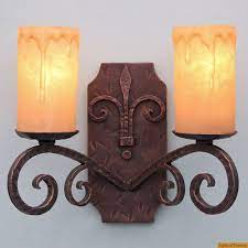 Wrought Iron Wall Sconces Hand Forged