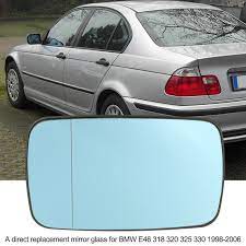 Heated Mirror Glass Plate Blue Tinted