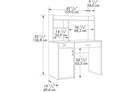 Holds a vertical cpu tower. Sauder Beginnings Desk With Hutch Westrich Furniture Appliances Desk Hutch Sets