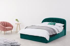 In order to avoid having to sacrifice storage room for a good night's rest, just opt for one of our stylish super king bed frames with integrated storage solutions. Margot King Size Ottoman Storage Bed Seafoam Blue Velvet Made Com