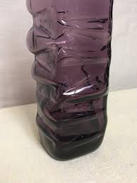 Blenko Hand Blown Amethyst Glass Vase