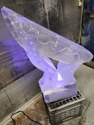 ice luge from melting