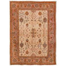 tribal antique turkish oushak rug