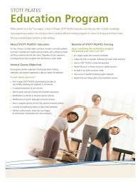 stott pilates education program