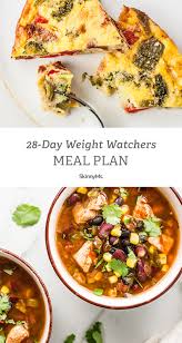 28 day weight watchers meal plan