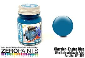 Chrysler Blue Engine Paint 30ml Zp