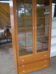 Timber Glass Display Cabinet