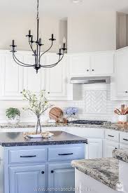 Blue Gray Kitchen Cabinet Paint Colors