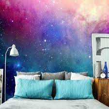 galaxy wall painting bedroom murals