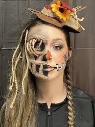 cosmetology shows off makeup skills