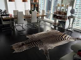 real zebra skin rugs