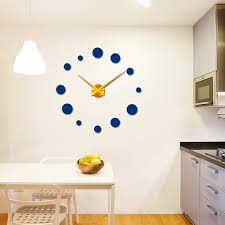 Large Wall Clock Dot Modern Clock On