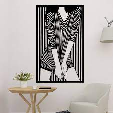 3d File Girl Panel 2d Wall Art Decor