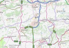 N a town in s england, in ne west sussex: Michelin Landkarte Crawley Stadtplan Crawley Viamichelin