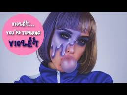 violet beauregarde halloween makeup