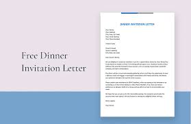 business dinner invitation letter in