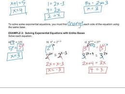 6 5 solving exponential equations