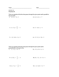 4 5 Parallel Perpendicular