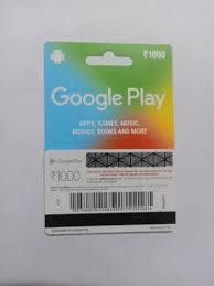 google play card 1000 redeem code