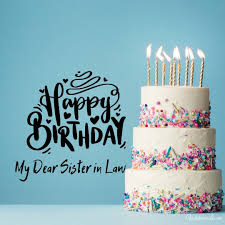 happy birthday for sister in law images