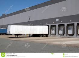 warehouse loading dock stock photo