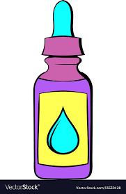 Vape Juice Bottle Icon Cartoon Royalty