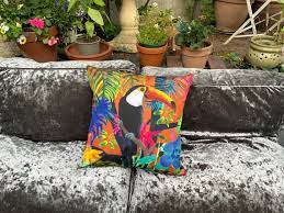 Toucan Outdoor Garden Cushion Covers