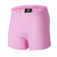 Mysenlan Womens 3d Padded Cycling Underwear Shorts Bicycle Bike Mtb Under Wear Pink