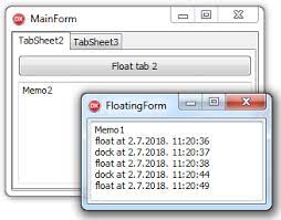 float and dock controls in delphi no