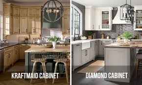 kraftmaid vs diamond cabinets which