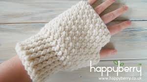 Crochet How To Crochet Fingerless Mitten Gloves